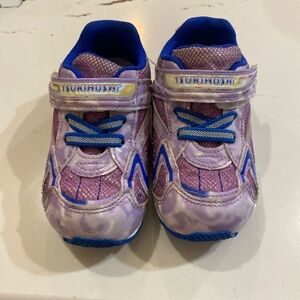 Tsukihoshi Kids Sneakers - Lavender and Royal Blue